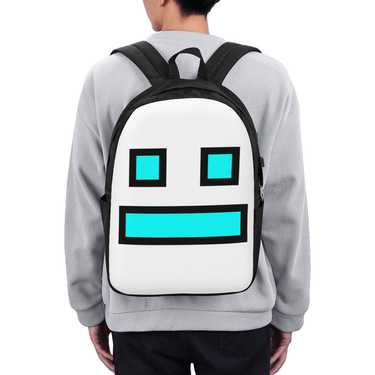 Laptop Bag - Video Game Geometry Dash Rucksack, Reisetasche