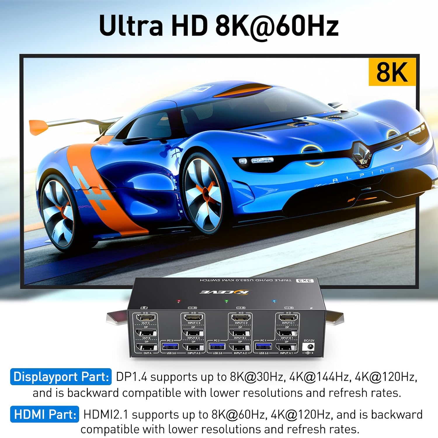NEUER KCEVE HDMI USB 3.0 KVM-S – Hdmi Cable Bewertung und Preis