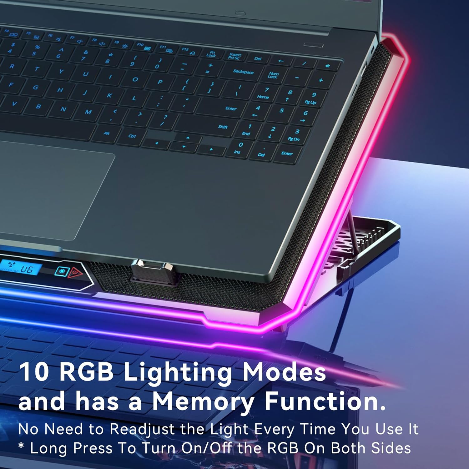 RGB-Laptop-Kühl kissen Gaming- – Laptop Cooling Pad Bewertung und Preis