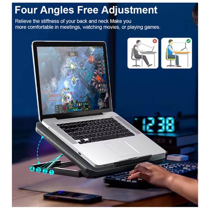 Gaming-Laptop-Kühler für 12-16 – Laptop Stand Bewertung und Preis
