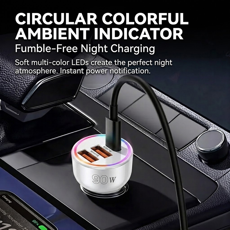 90W Auto-Ladegerät mit mehrfar – Usb C Hub Bewertung und Preis
